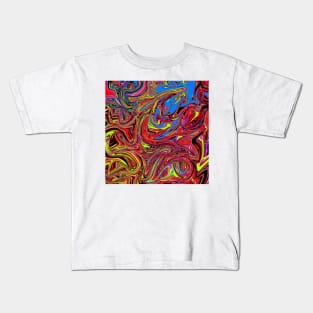 psychedelic liquid acid Kids T-Shirt